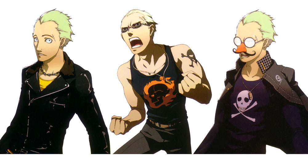 Kanji Tatsumi Costumes Art from Persona 4