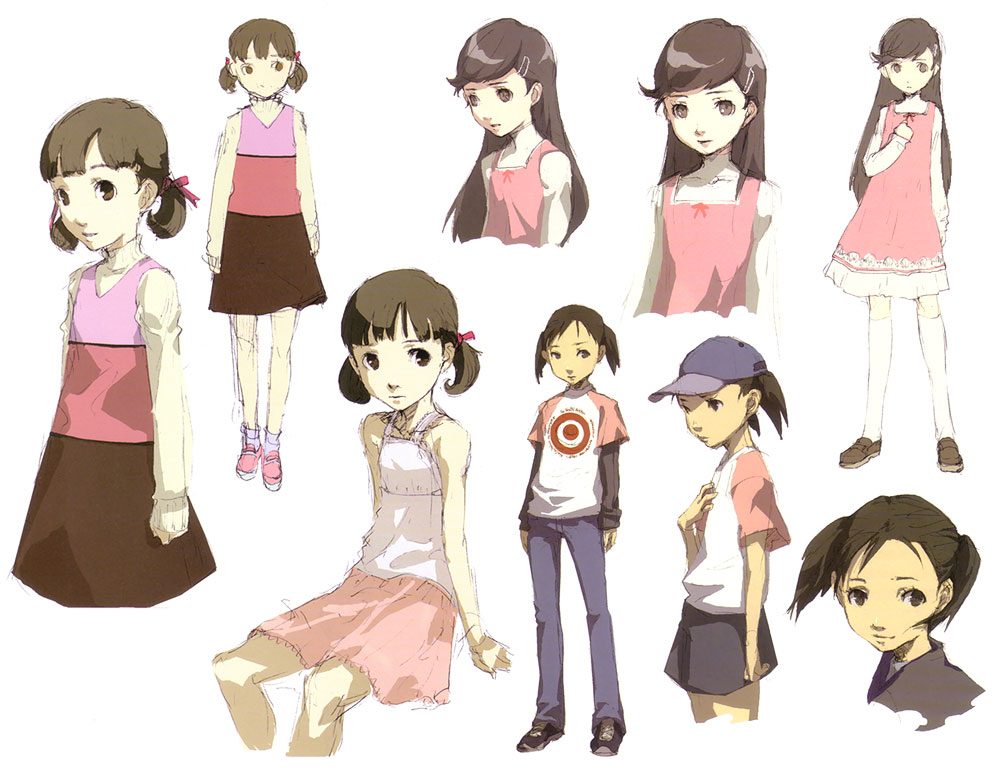 Nanako Dojima Concept Art from Persona 4