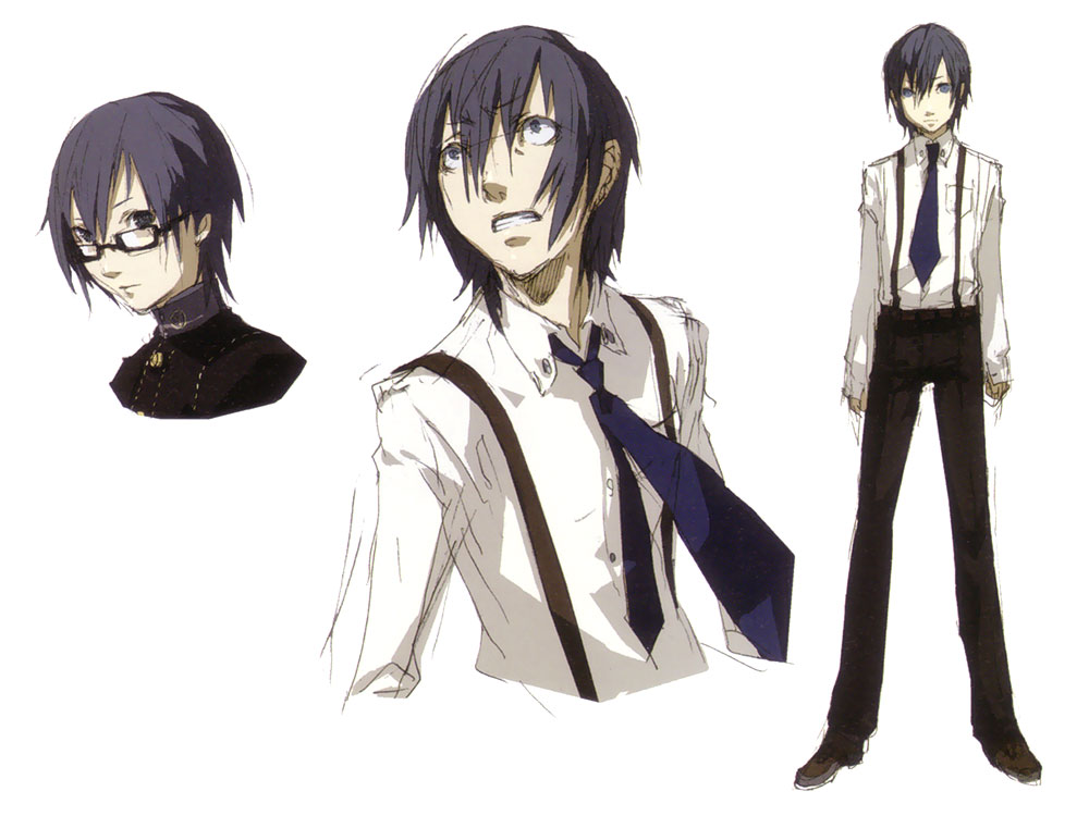 Naoto Shirogane Concept Art from Persona 4