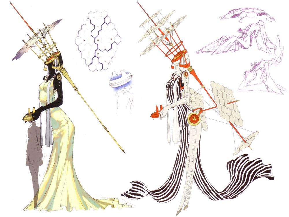 Himiko Persona Concept Art from Persona 4