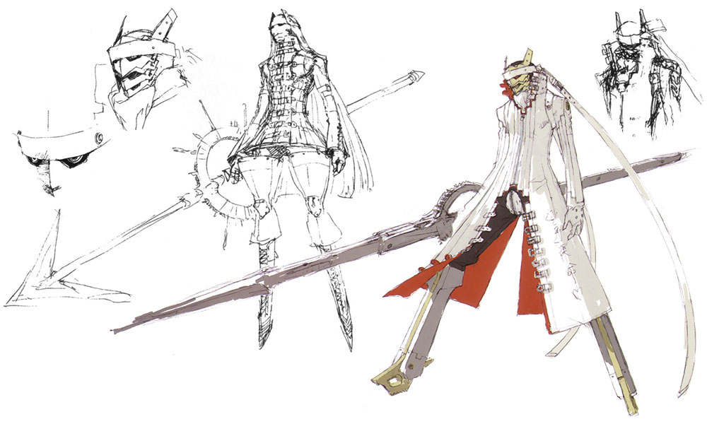 Izanagi Persona Concept Art from Persona 4