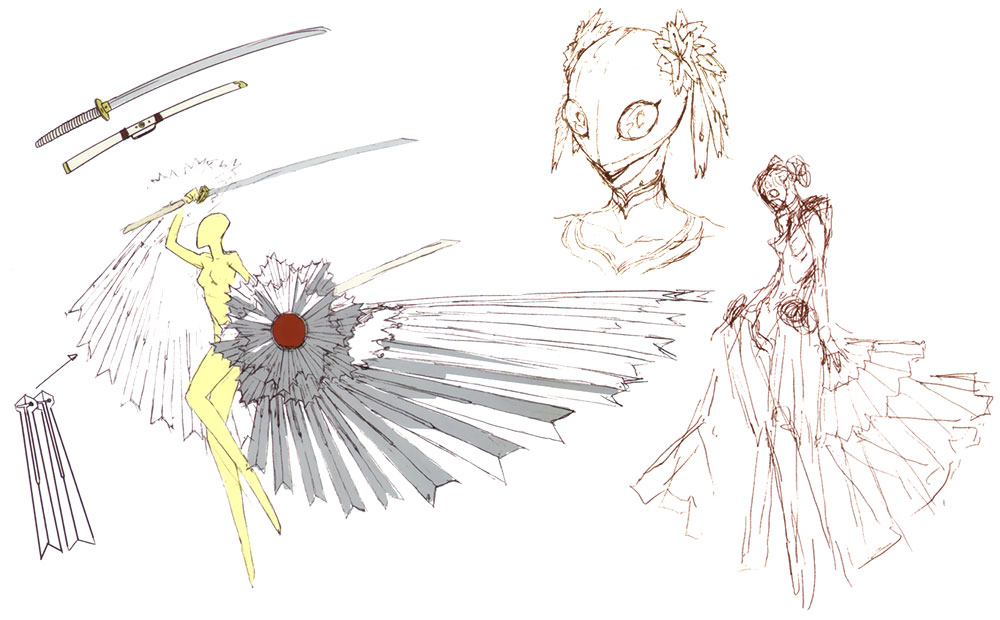Konohana-sakuya Persona Concept Art from Persona 4