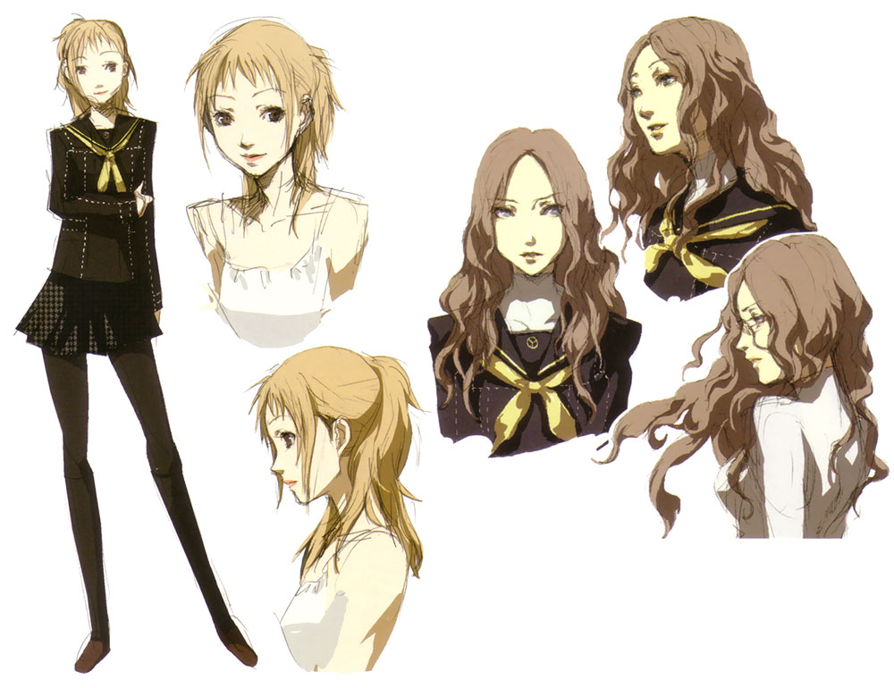 Rise Kujikawa Concept Art from Persona 4