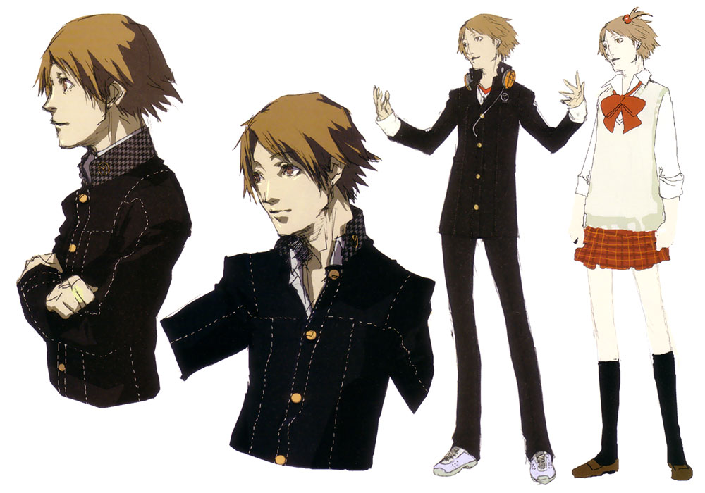 Yosuke Hanamura Concept Art from Persona 4