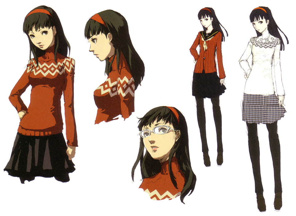 Yukiko Amagi Concept Art from Persona 4