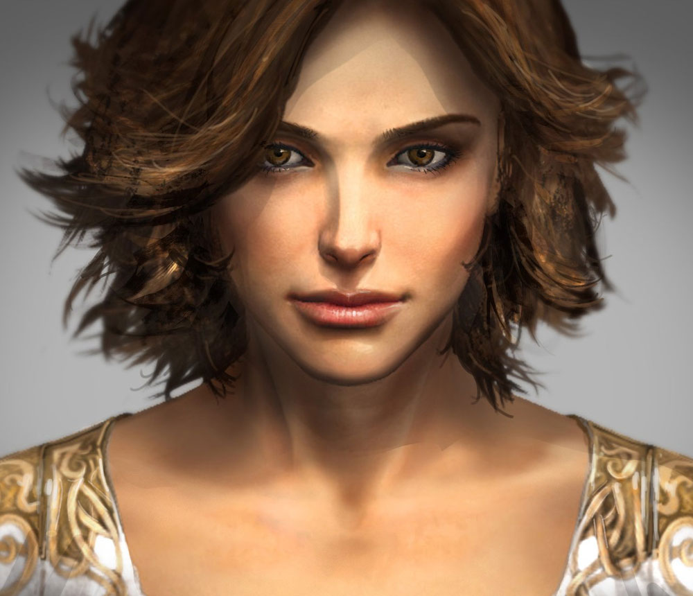Elika Face Art from Prince of Persia