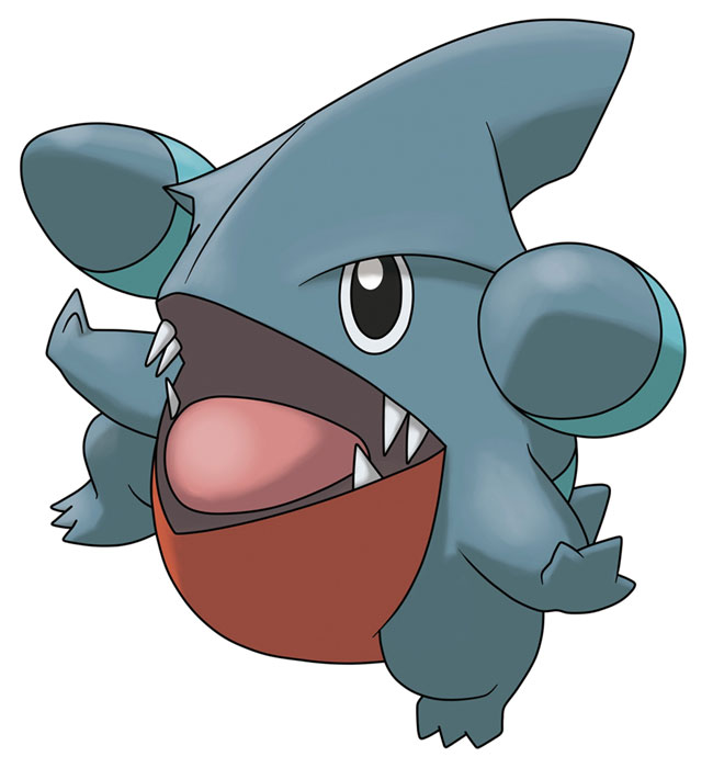 Gible Art from Pokémon Ranger: Shadows of Almia