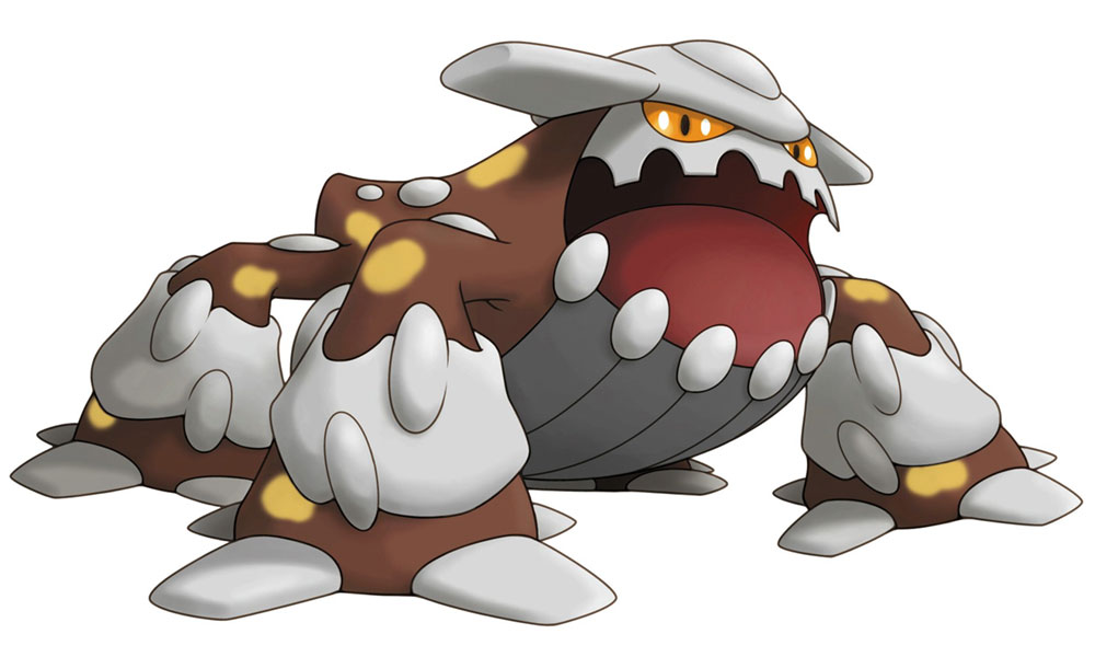Heatran Art from Pokémon Ranger: Shadows of Almia