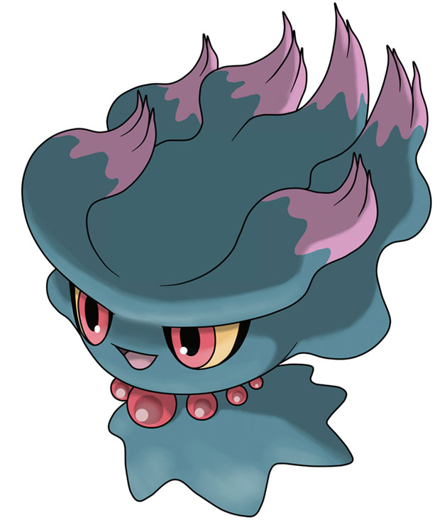 Misdreavus Art from Pokémon Ranger: Shadows of Almia