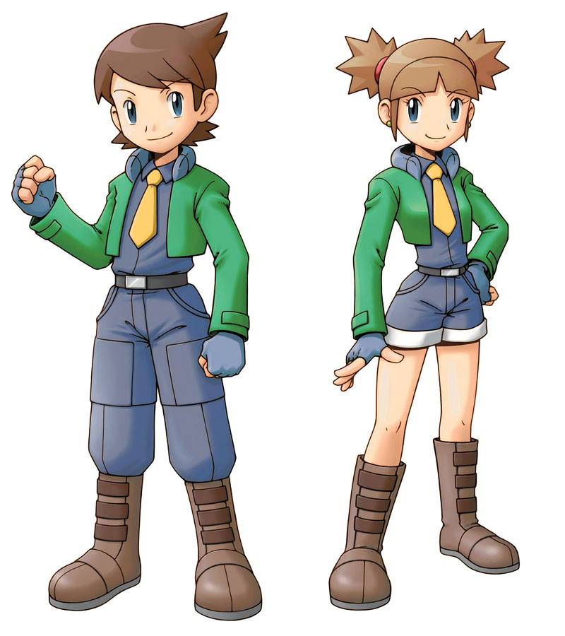 Student Rangers Art from Pokémon Ranger: Shadows of Almia