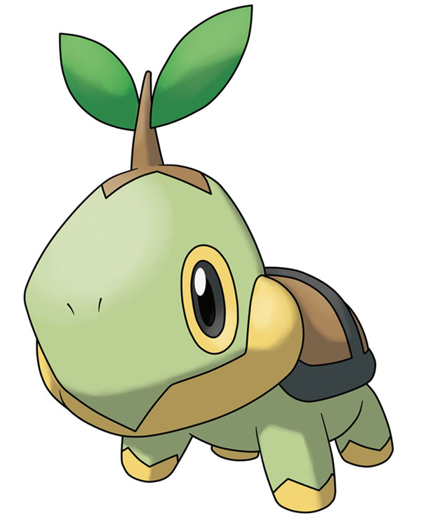Turtwig Art from Pokémon Ranger: Shadows of Almia