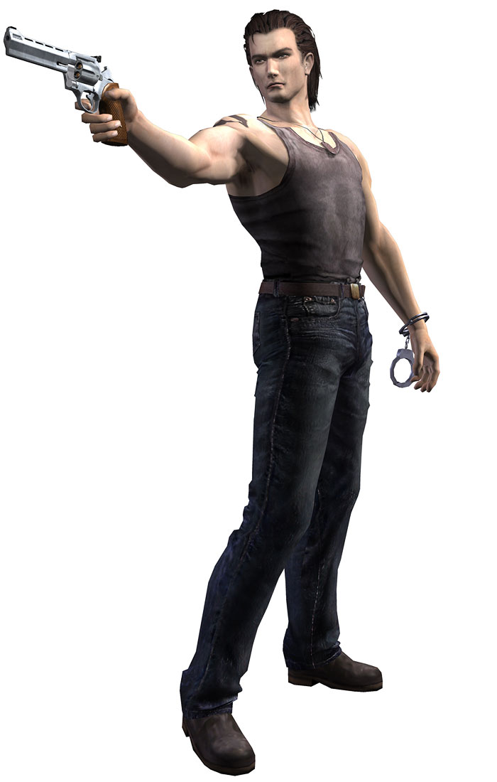 Billy Coen Aiming Gun Art from Resident Evil Zero