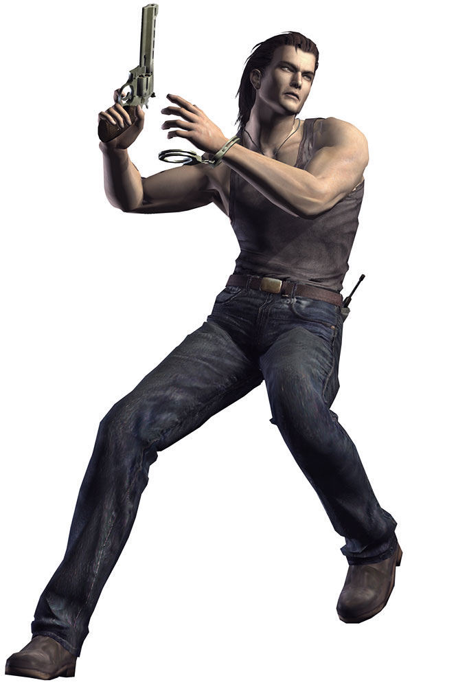 Billy Coen Action Pose Art from Resident Evil Zero