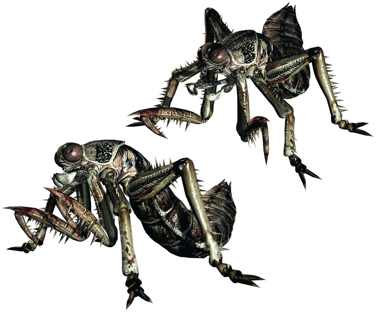 Plague Crawler Art from Resident Evil Zero