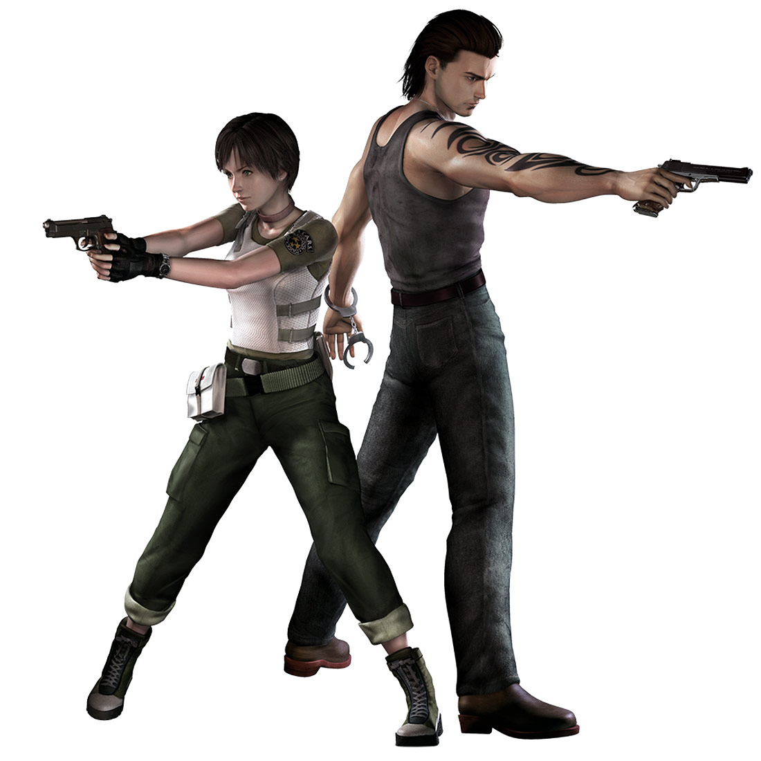 Rebecca & Billy Art from Resident Evil Zero