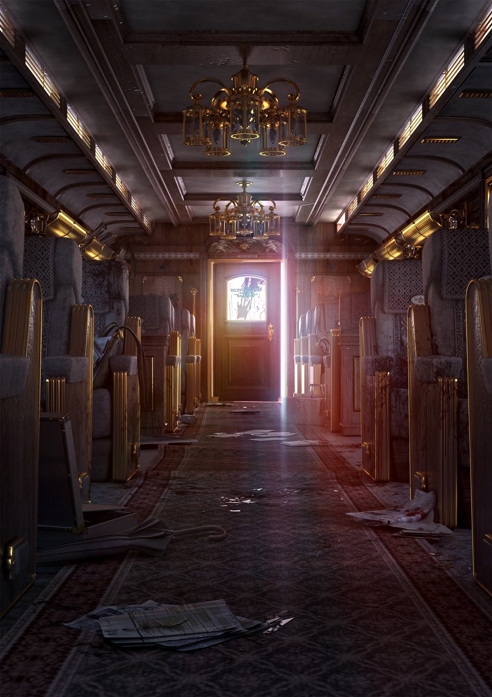 Train Car Art from Resident Evil Zero
