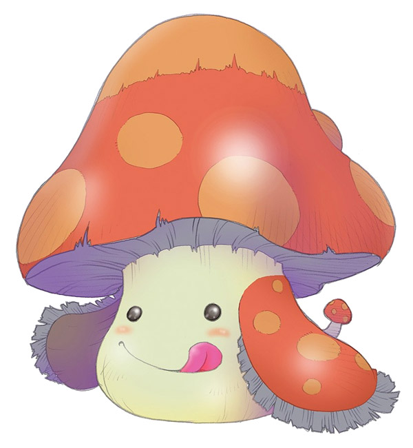 Monster Mushroom Art from Rune Factory 2: A Fantasy Harvest Moon
