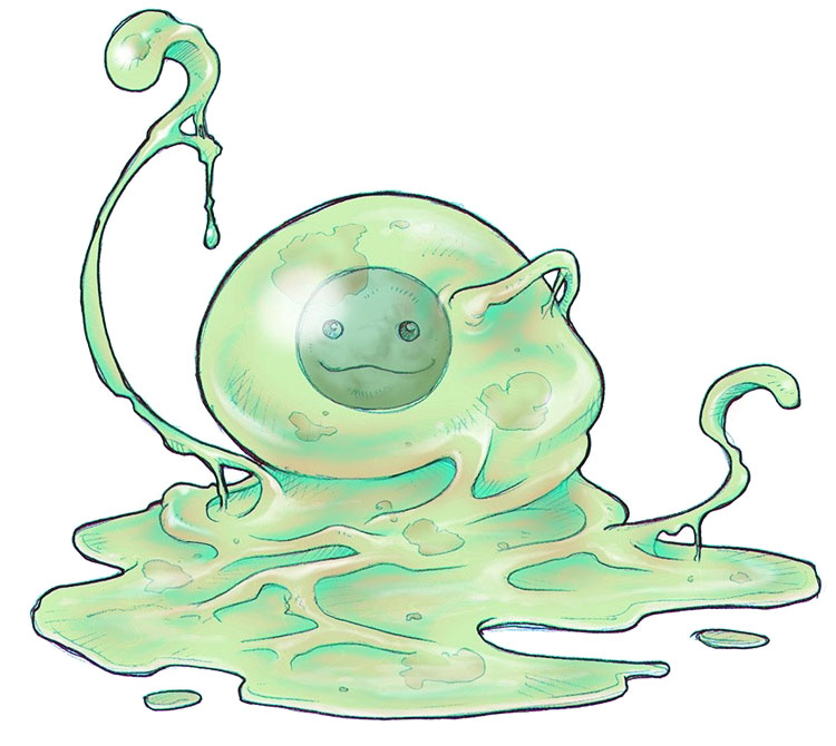 Slime Art from Rune Factory 2: A Fantasy Harvest Moon