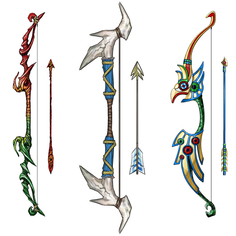 Bow Designs Art from Rogue Galaxy