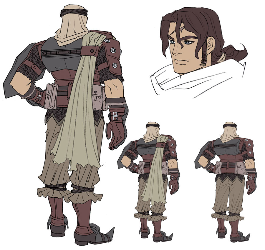 Desert Claw Concept Art from Rogue Galaxy