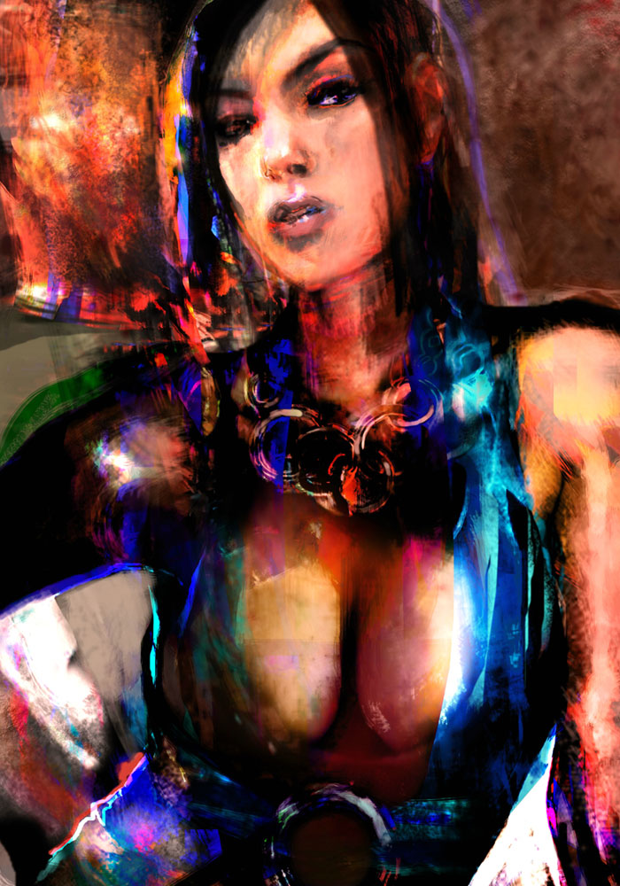 Promotional Illustration from Rogue Galaxy