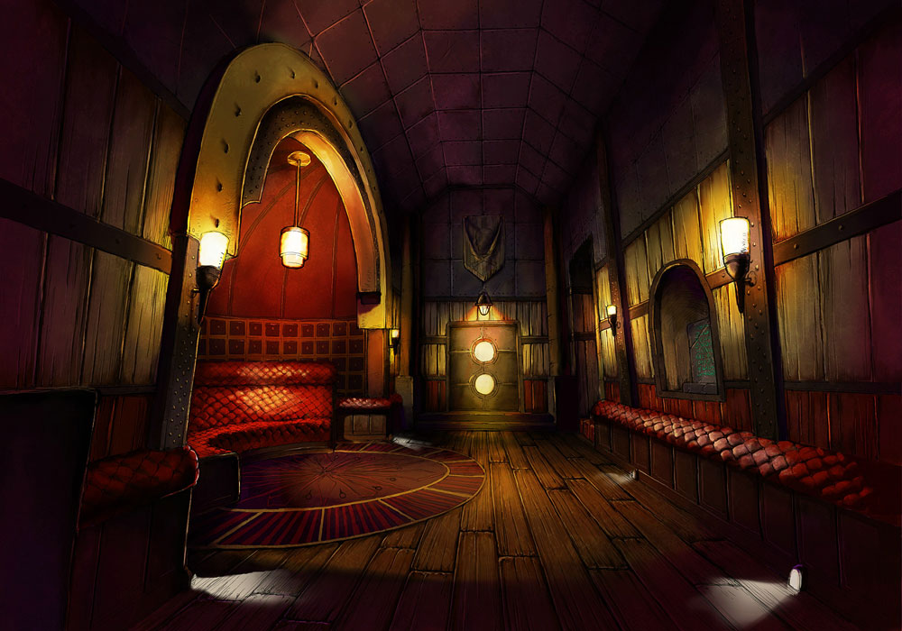Dorgenark Interior Art from Rogue Galaxy