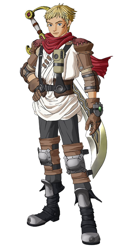 Jaster Rogue Art from Rogue Galaxy