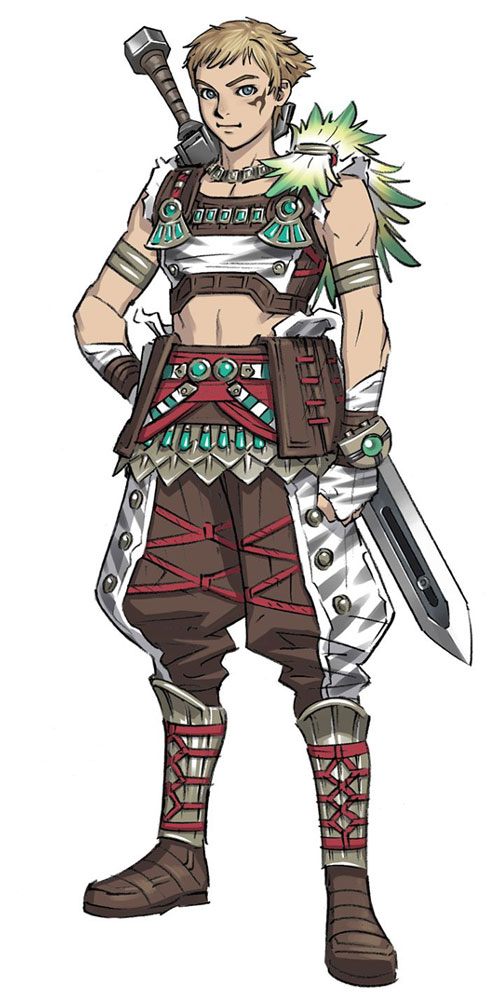 Jaster Rogue Art from Rogue Galaxy