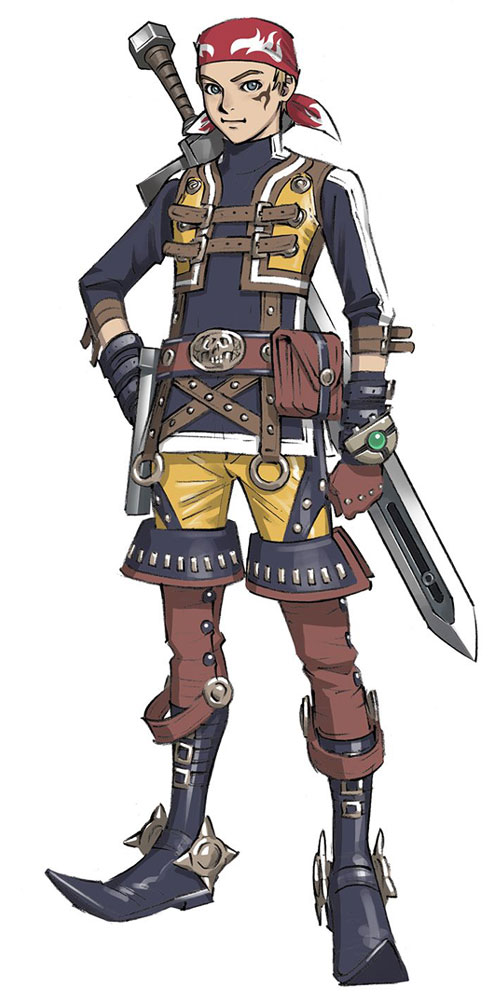 Jaster Rogue Art from Rogue Galaxy