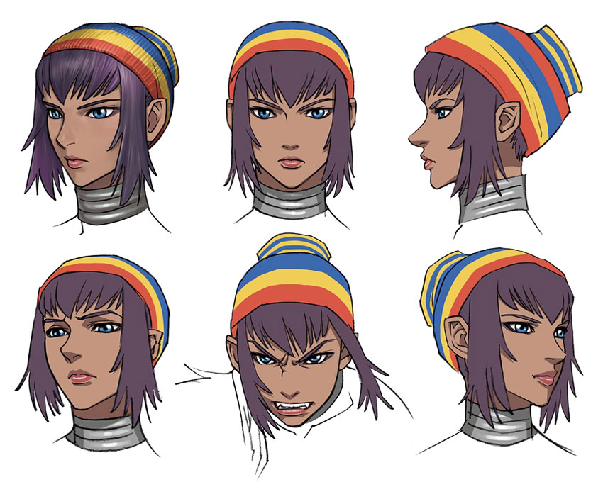 Lilika Face Art from Rogue Galaxy