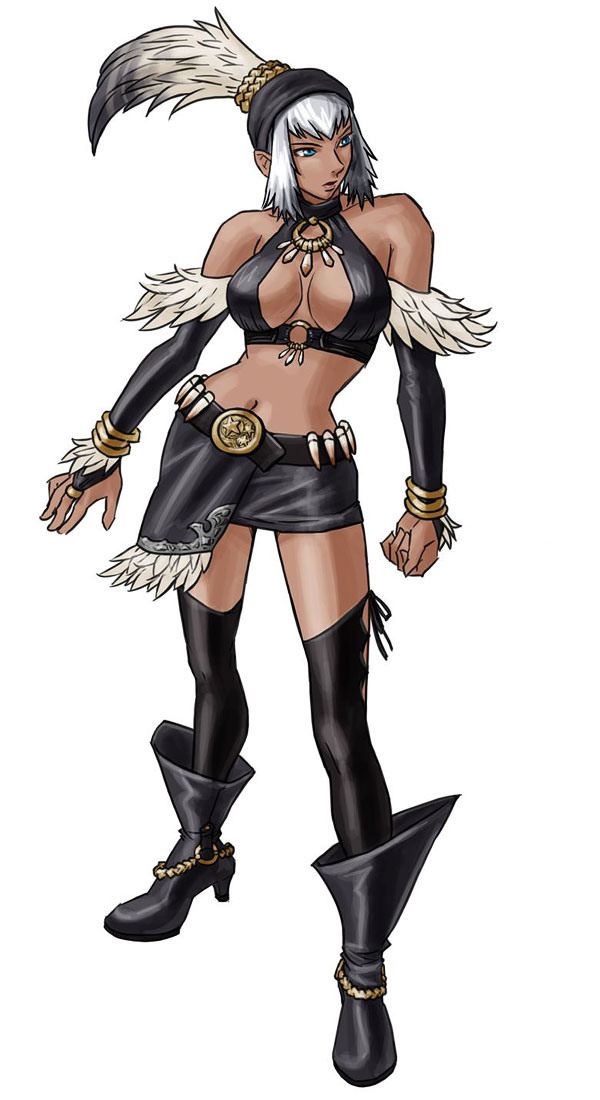 Lilika Art from Rogue Galaxy