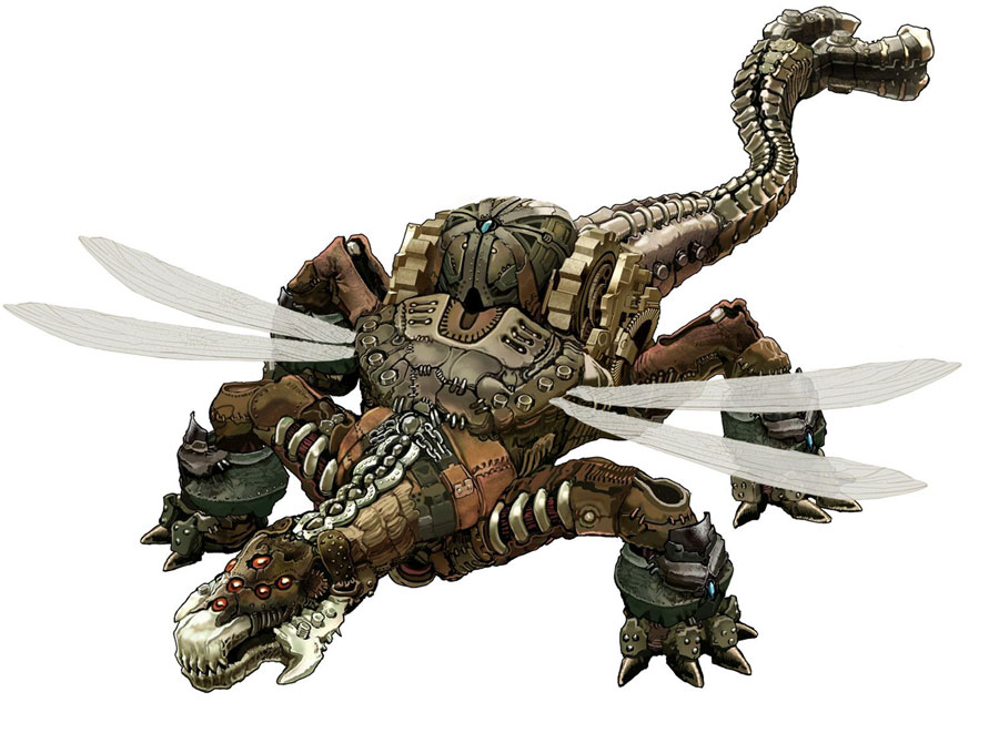 Mark VIII Salamander Art from Rogue Galaxy