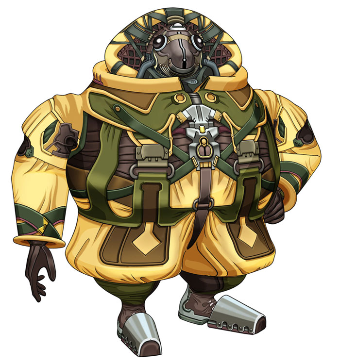 Simon Art from Rogue Galaxy