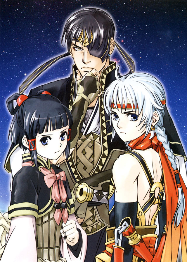 Lyon, Georg, & Prince Art from Suikoden V