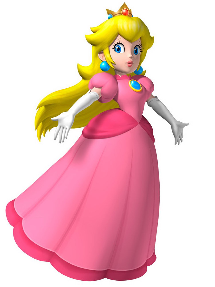 Princess Peach Art from Super Mario Galaxy