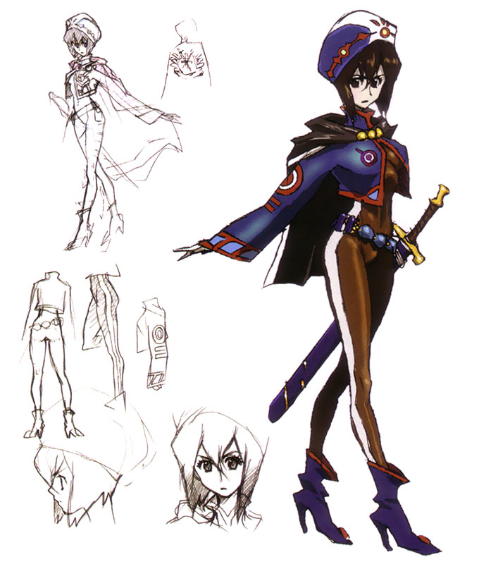 Chloe Valens Concept Art from Tales of Legendia