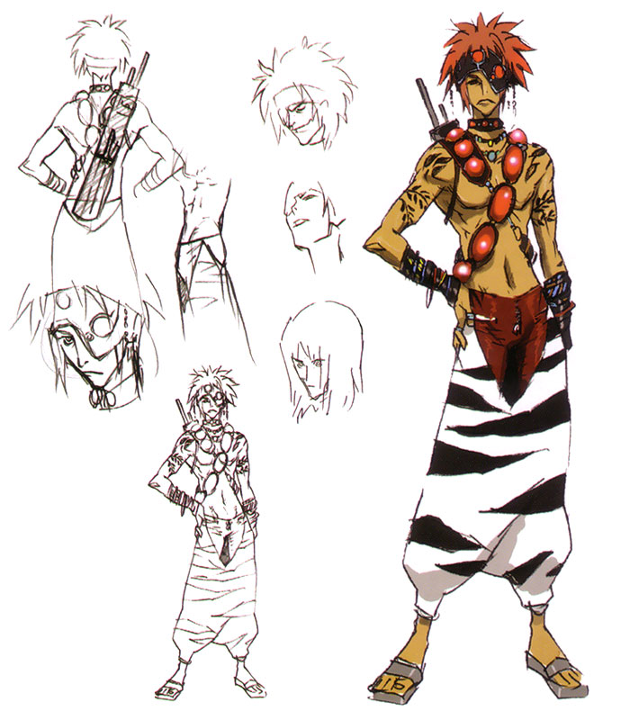 Moses Sandor Concept Art from Tales of Legendia