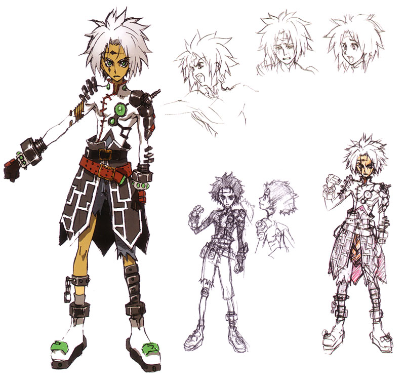 Senel Coolidge Concept Art from Tales of Legendia