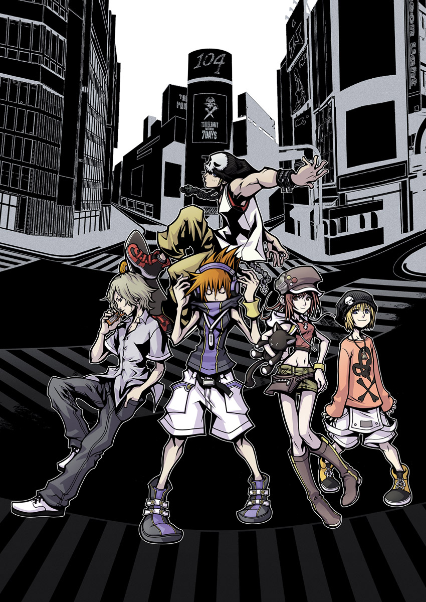 Box Art Illustration from The World Ends with You