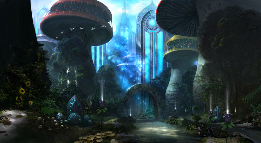 Environment Concept Art from Atlantica Online