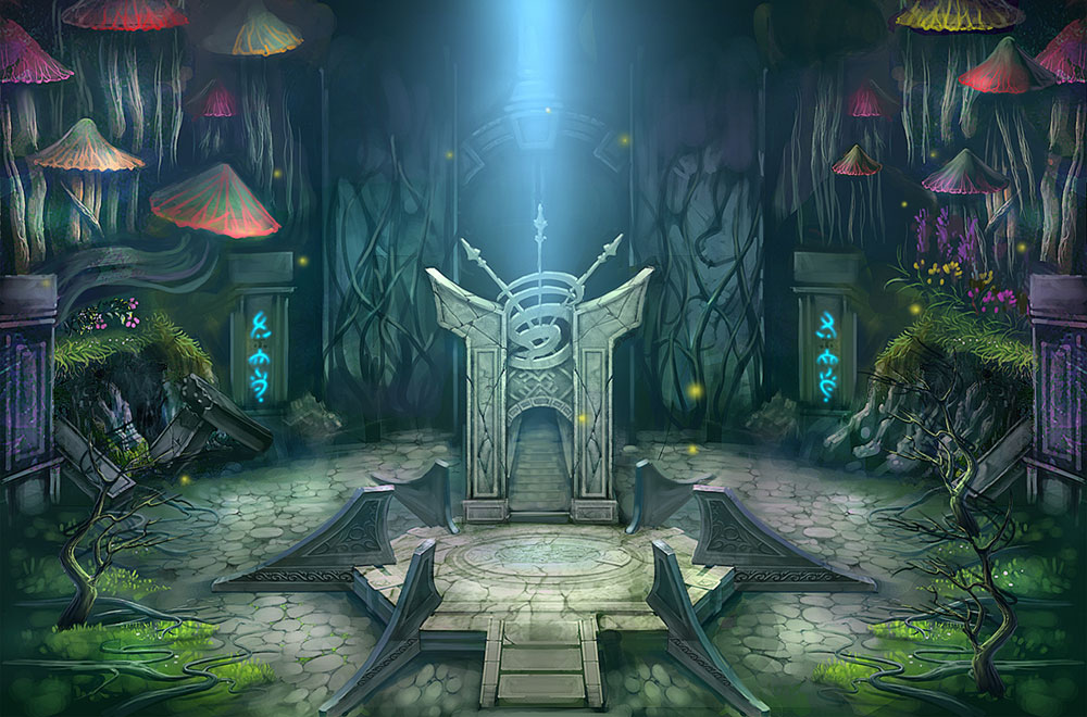 Dungeon Concept Art from Atlantica Online