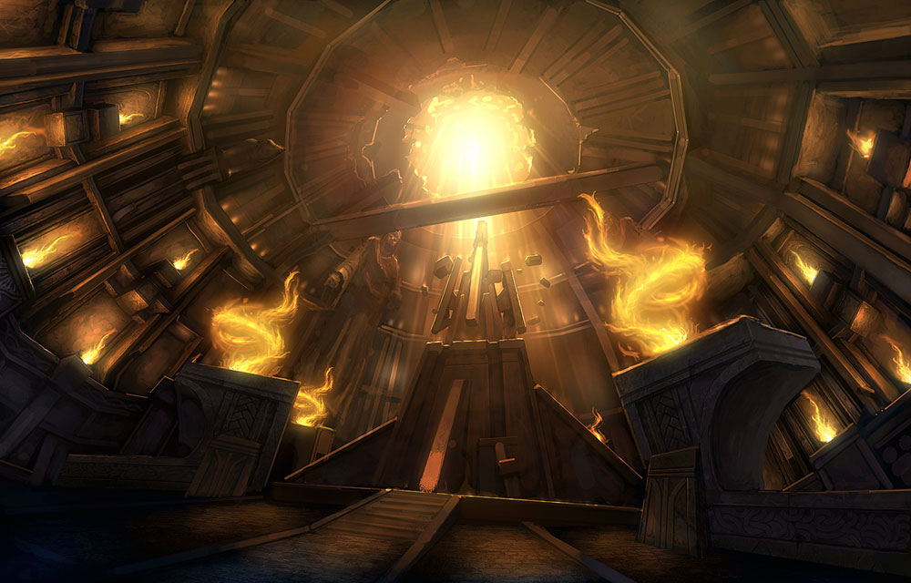 Background Concept Art from Atlantica Online