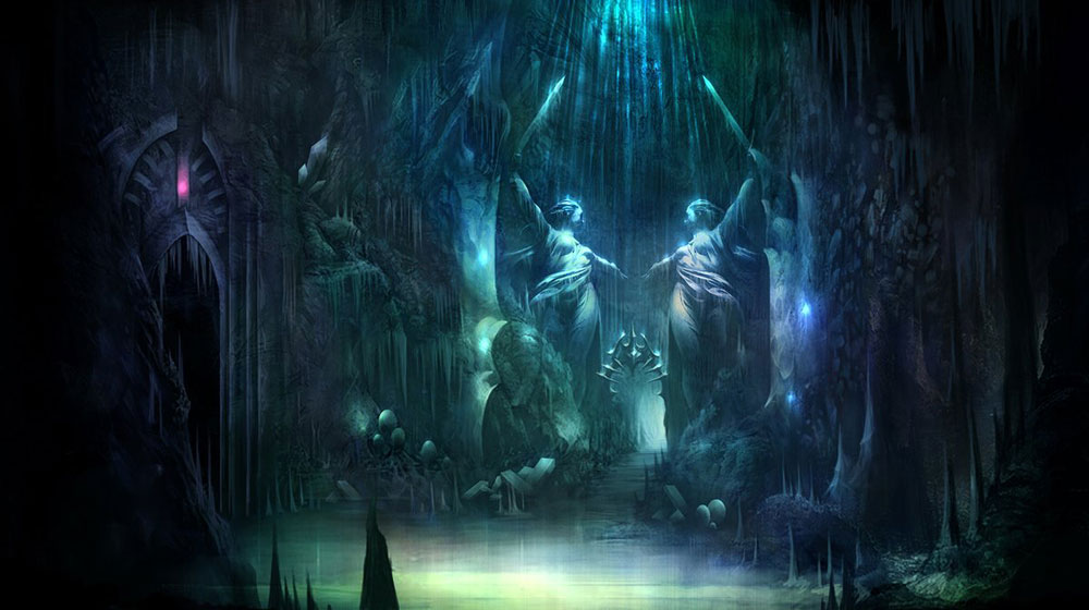 Statues Concept Art from Atlantica Online