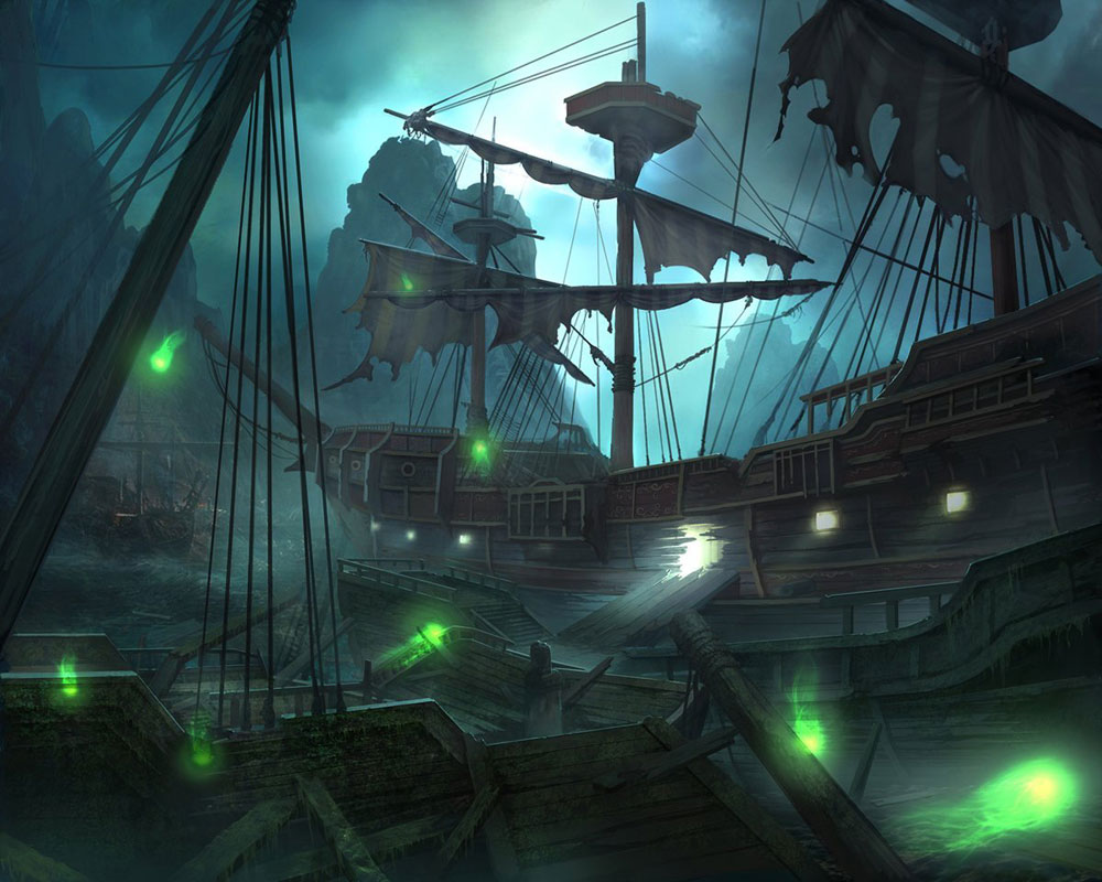 Ghost Ship Art from Atlantica Online