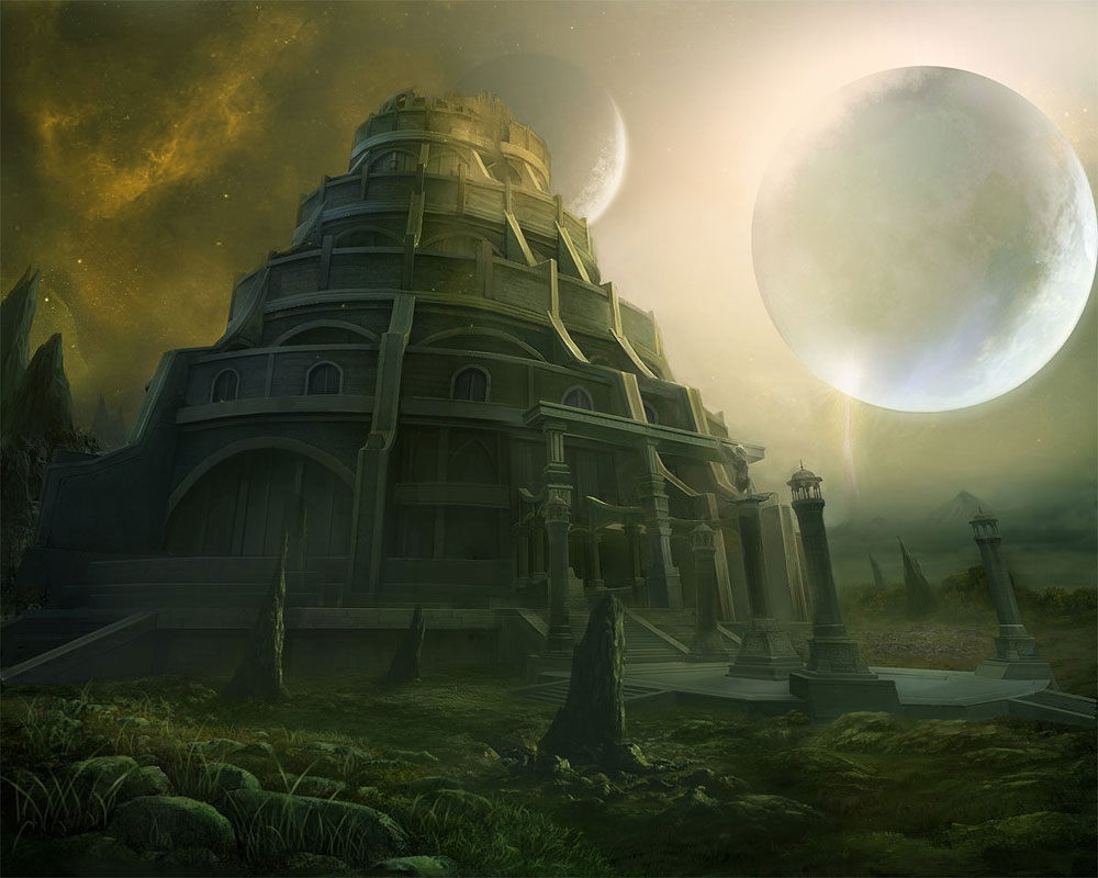 Tower Concept Art from Atlantica Online