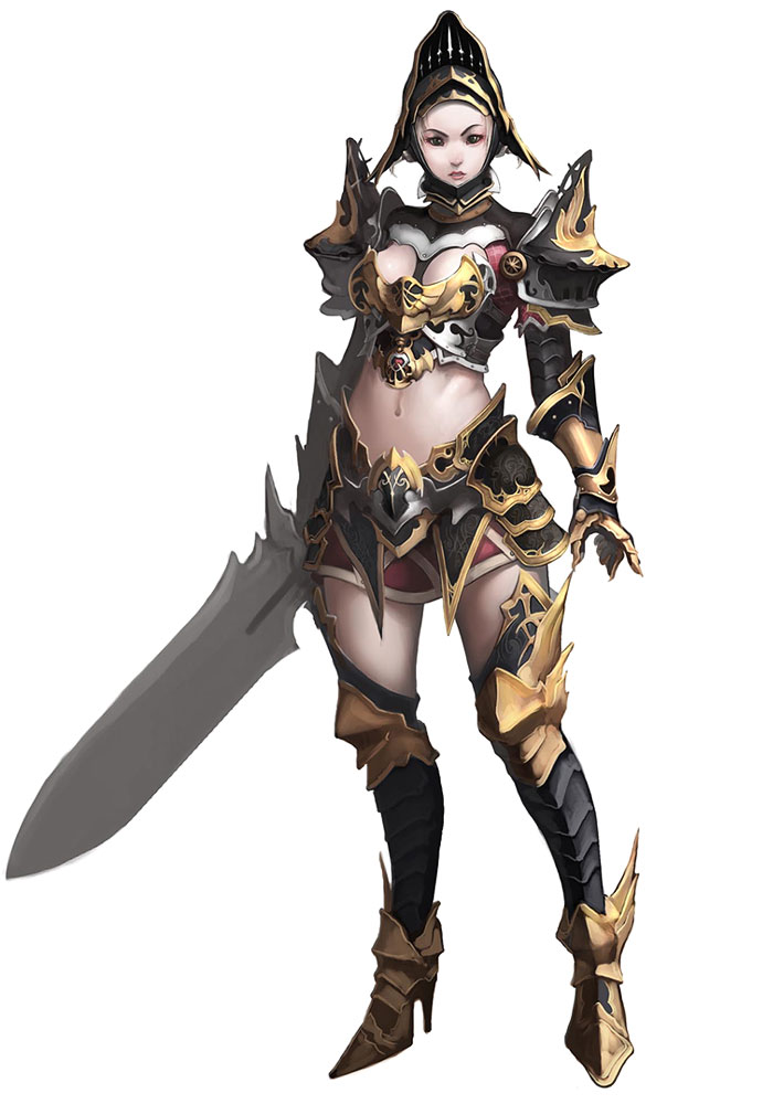 Lady Knight Art from Atlantica Online
