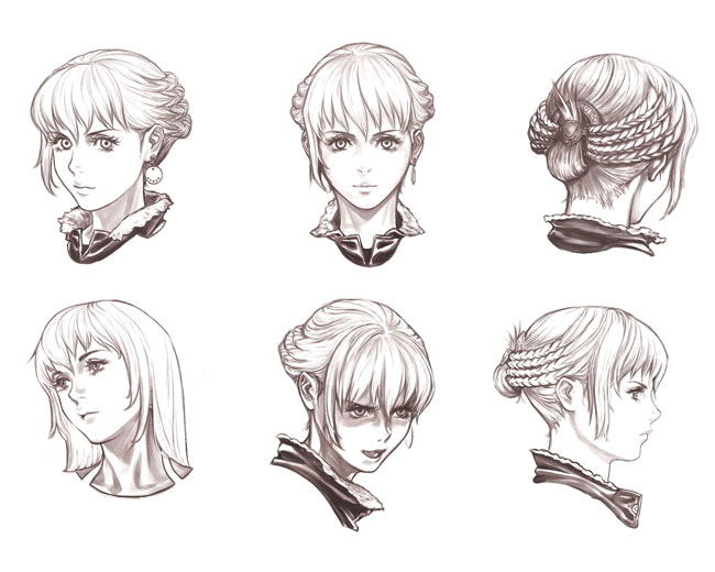 Eris Face Art from Drakengard 2