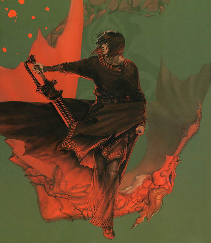 Art Book Back Art from Drakengard 2