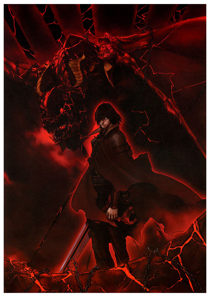 Caim & Angelus Art from Drakengard 2