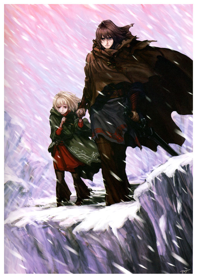 Caim & Manah Art from Drakengard 2